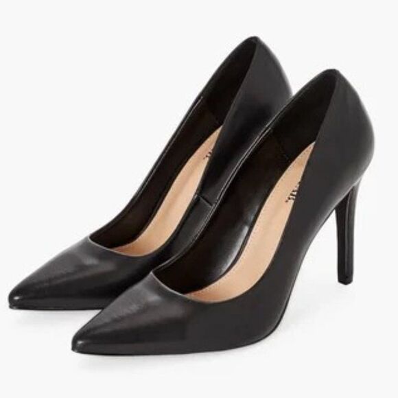 Sexy Size 12 Black Classic High Heeled Pumps By JustFab. - Picture 4 of 11